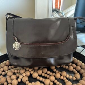 Vintage Le Tanneur Brown Leather Bag